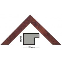 Bilderleiste Holz 20 R / NOCE