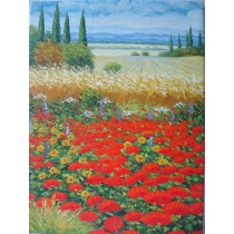 Ölgemälde auf Keilrahmen 75x100 cm Toscana, echt handgemalt
