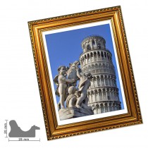 Plastic Frame RENAISSANCE, gold decorated