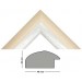 Bilderleiste Holz Genua 251 CREMA