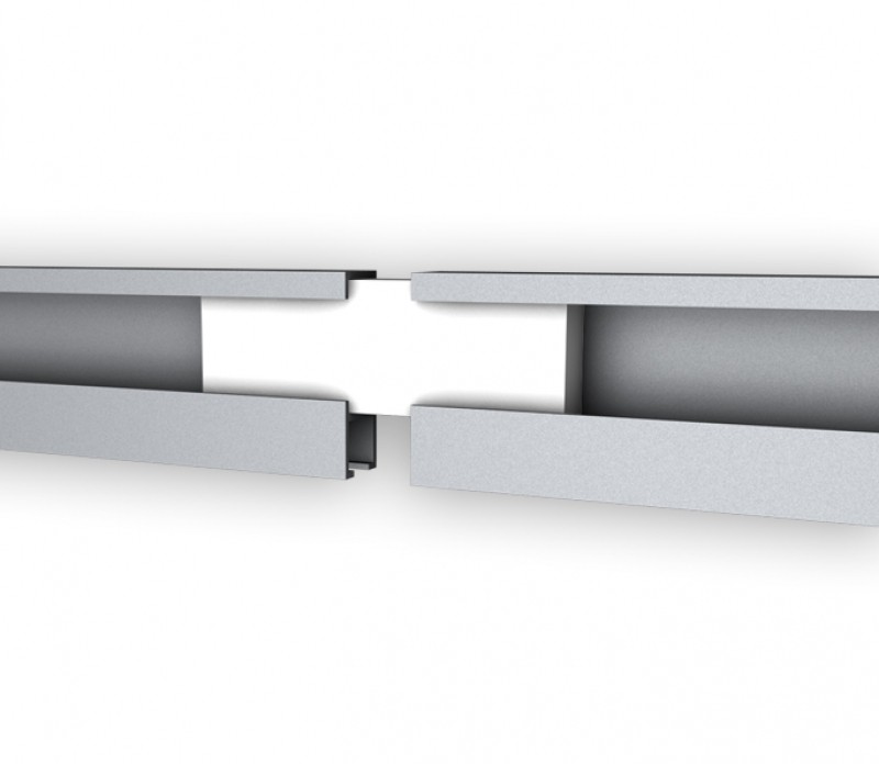 Connecteur de rail pour cimaises