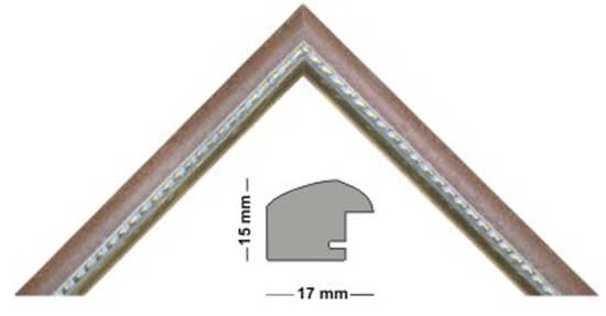 Bilderleiste Holz 211 NOCE