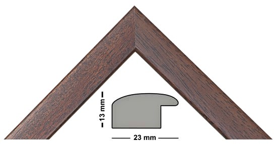 Bilderleiste Atlantik Holz 272 NOCE Nußbaum