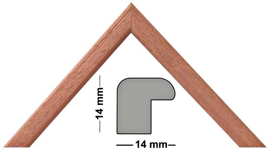 Bilderleiste Holz 2413 TEAK