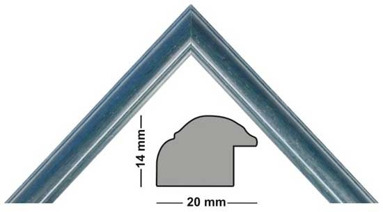 Bilderleiste 350 BLU dkl.blau