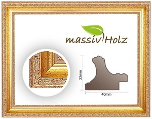 Barockrahmen gold fein verziert 986 ORO