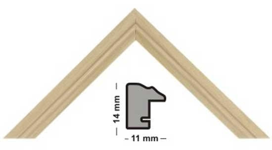 en bois moulage 110 NAT