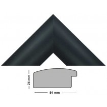 Bilderleiste 592 NERO schwarz matt