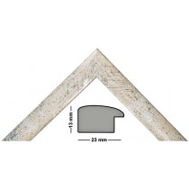 Bilderleiste 801 ARG 25 mm silber gemustert
