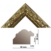 Bilderleiste 333 ARG silber verziert