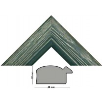 Bilderleiste Holz 35 VERDE grün